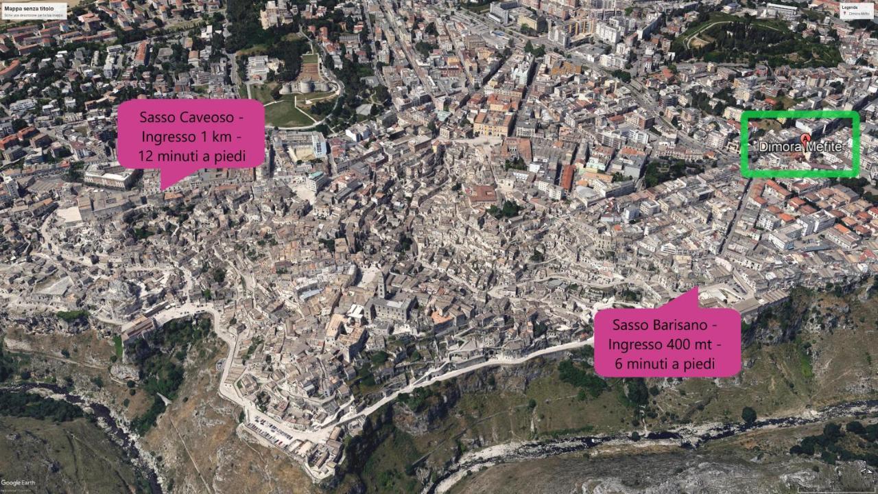 Dimora Mefite-Camere Con Bagno Privato E Self Check-In Matera Zewnętrze zdjęcie